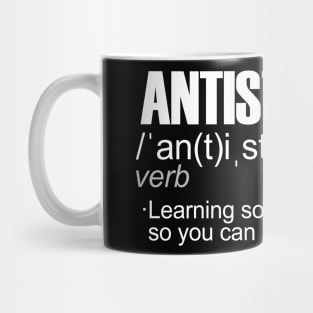 ANTISTALKING Definition Mug